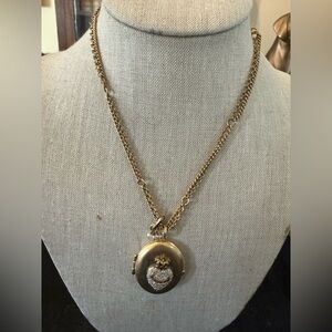 Juicy Couture Gold Locket Necklace